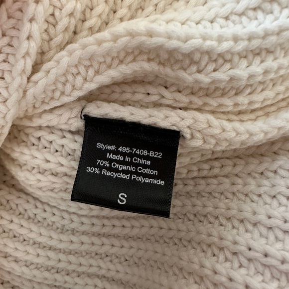 Jenni Kayne Cream V-Neck Sweater - Picture 3 of 5